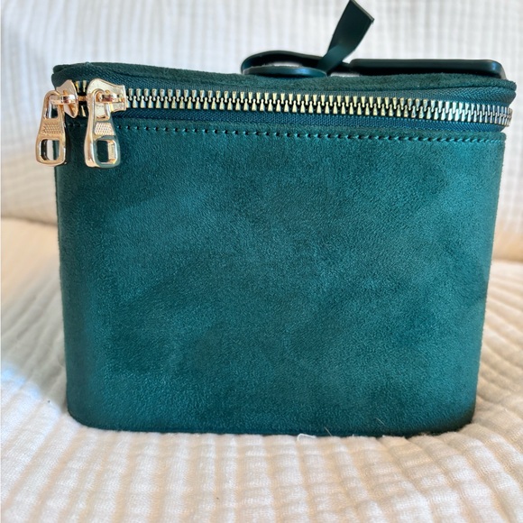 Green Suede Women's Bag - Picture 6 of 10